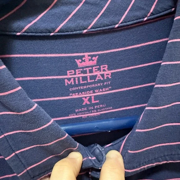 Peter Millar Men’s Shirts Polo Size XL Collection lot of 3 - Picture 3 of 7